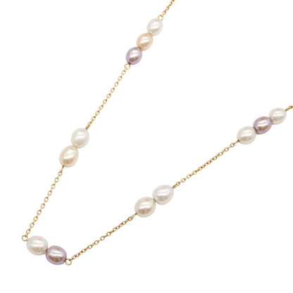 パールネックレス ネックレス K18（イエローゴールド） パール マルチカラー タサキ アクセサリー TASAKI