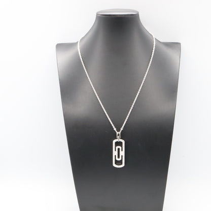 パレンテシ ネックレス ダイヤ ネックレス K18WG（ホワイトゴールド） ダイヤモンド クリア ブルガリ アクセサリー BVLGARI