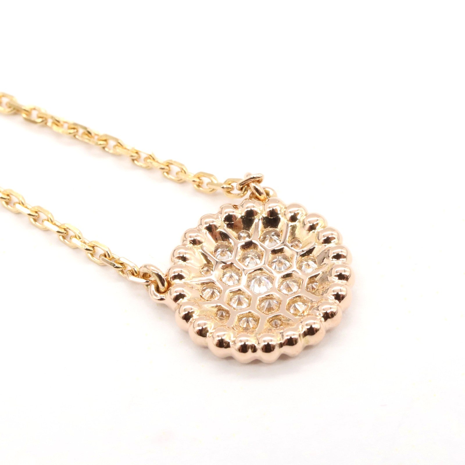 ペルレダイヤネックレス ネックレス K18PG（ピンクゴールド