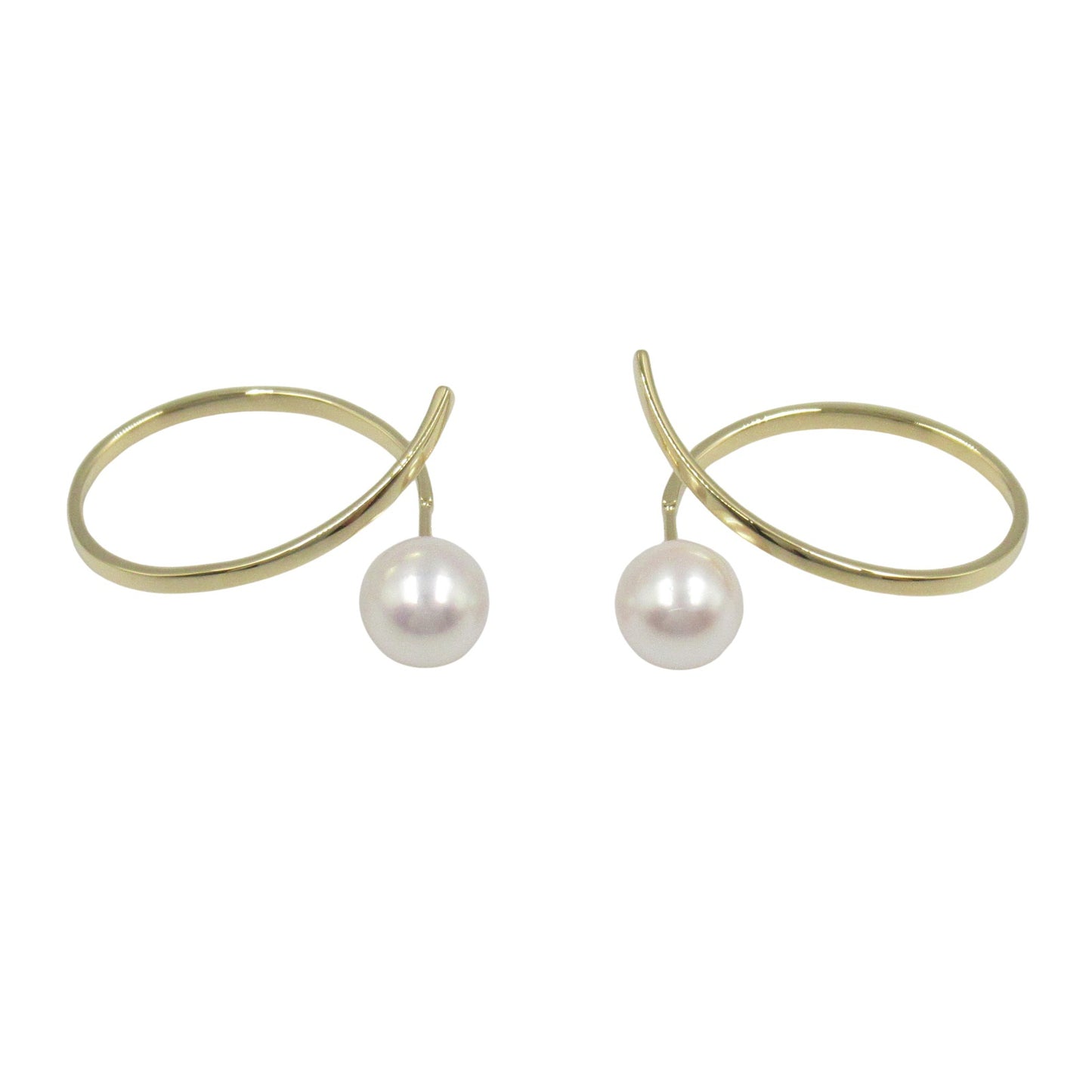 アファインバランス パール ピアス ピアス K18（イエローゴールド） パール ホワイト タサキ アクセサリー TASAKI