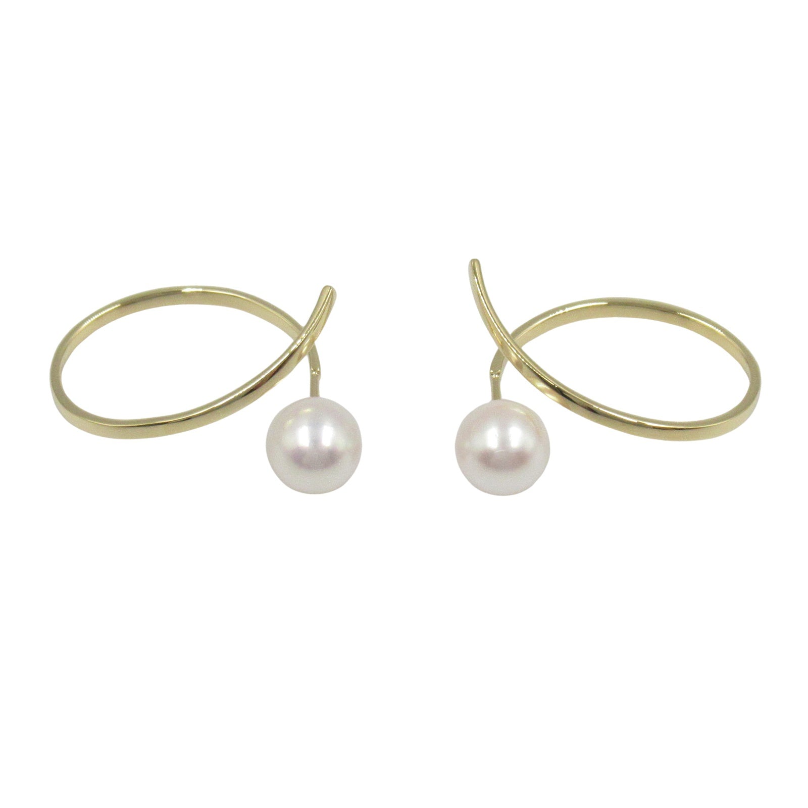 アファインバランス パール ピアス ピアス K18（イエローゴールド） パール ホワイト タサキ アクセサリー TASAKI