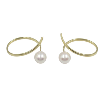 アファインバランス パール ピアス ピアス K18（イエローゴールド） パール ホワイト タサキ アクセサリー TASAKI