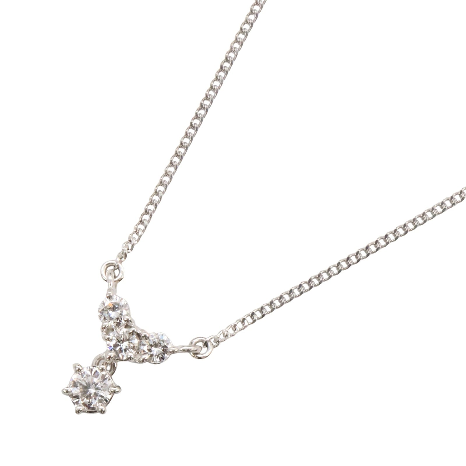 ダイヤ ネックレス ネックレス Pt900プラチナ Pt850プラチナ ダイヤモンド クリア タサキ アクセサリー TASAKI