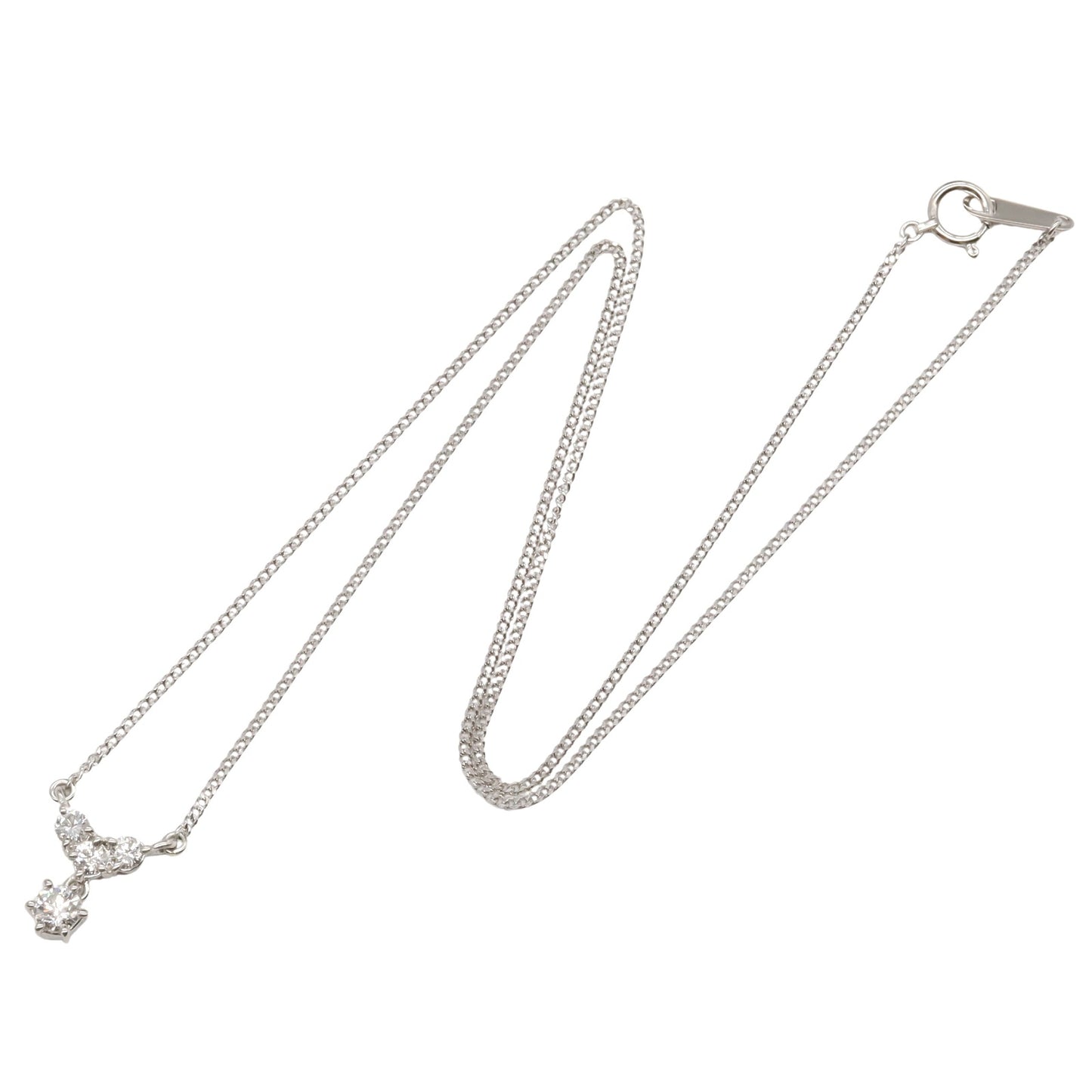 ダイヤ ネックレス ネックレス Pt900プラチナ Pt850プラチナ ダイヤモンド クリア タサキ アクセサリー TASAKI