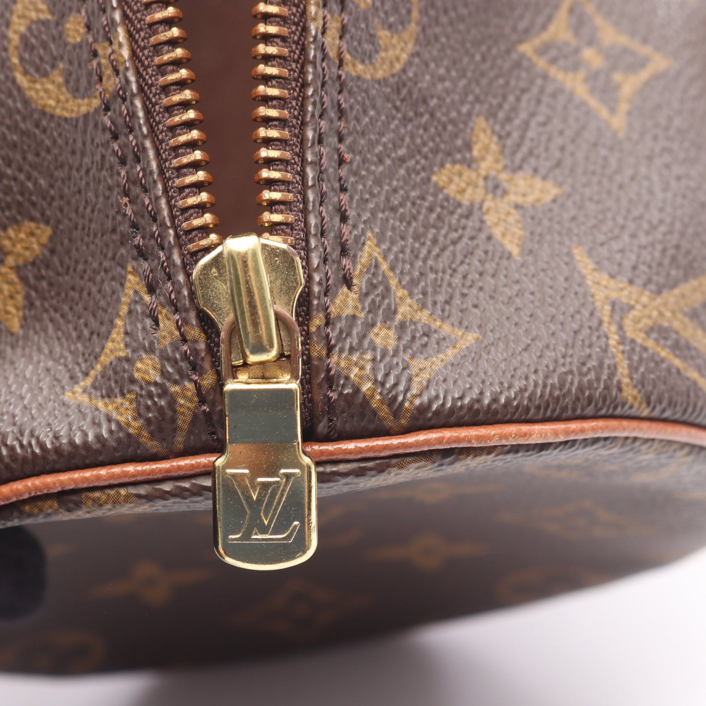 パピヨン26 モノグラム 旧型 ハンドバッグ PVC レザー ブラウン ルイヴィトン バッグ LOUIS VUITTON