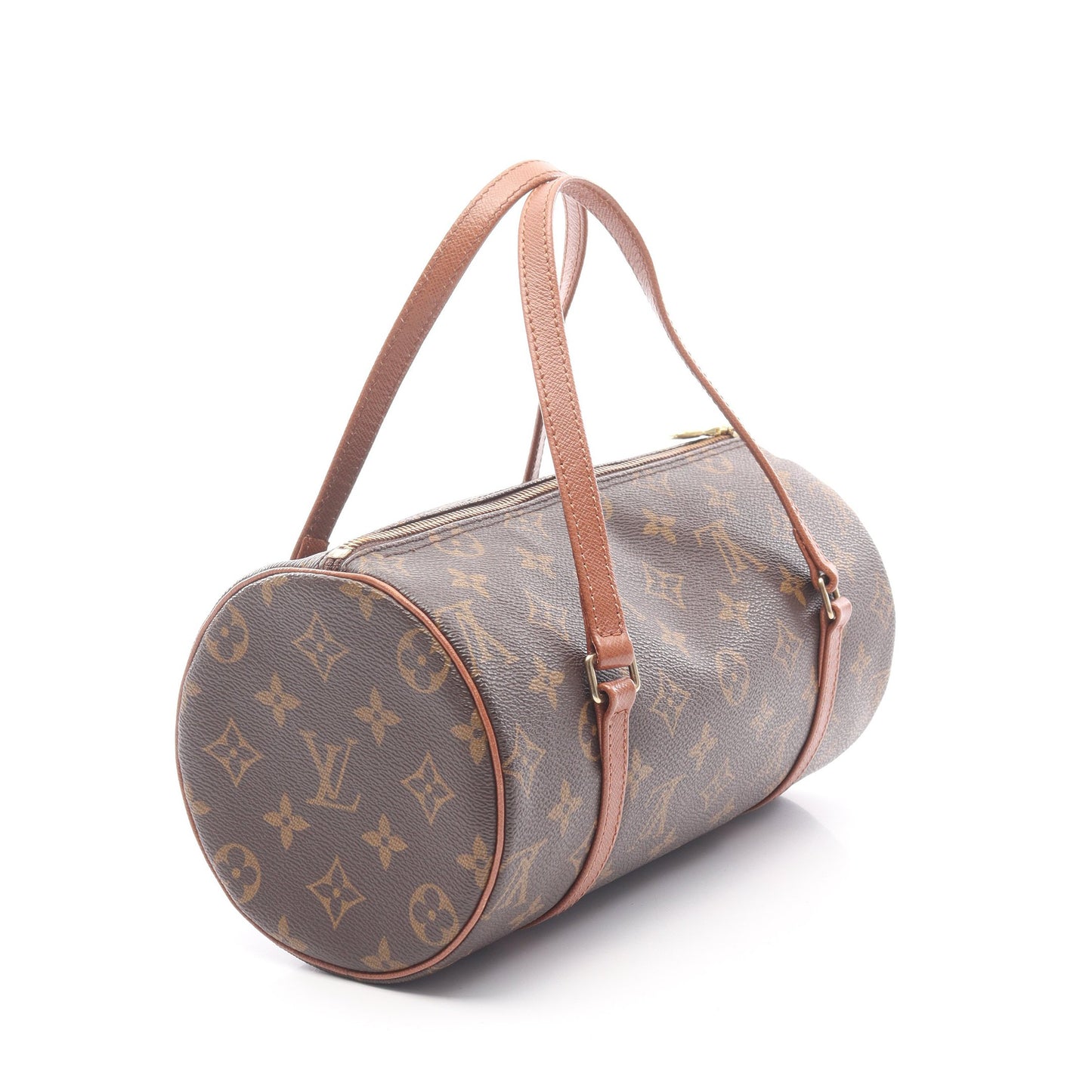パピヨン26 モノグラム 旧型 ハンドバッグ PVC レザー ブラウン ルイヴィトン バッグ LOUIS VUITTON