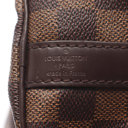 スピーディ バンドリエール30 ダミエエベヌ ハンドバッグ PVC レザー ブラウン 2WAY ルイヴィトン バッグ LOUIS VUITTON