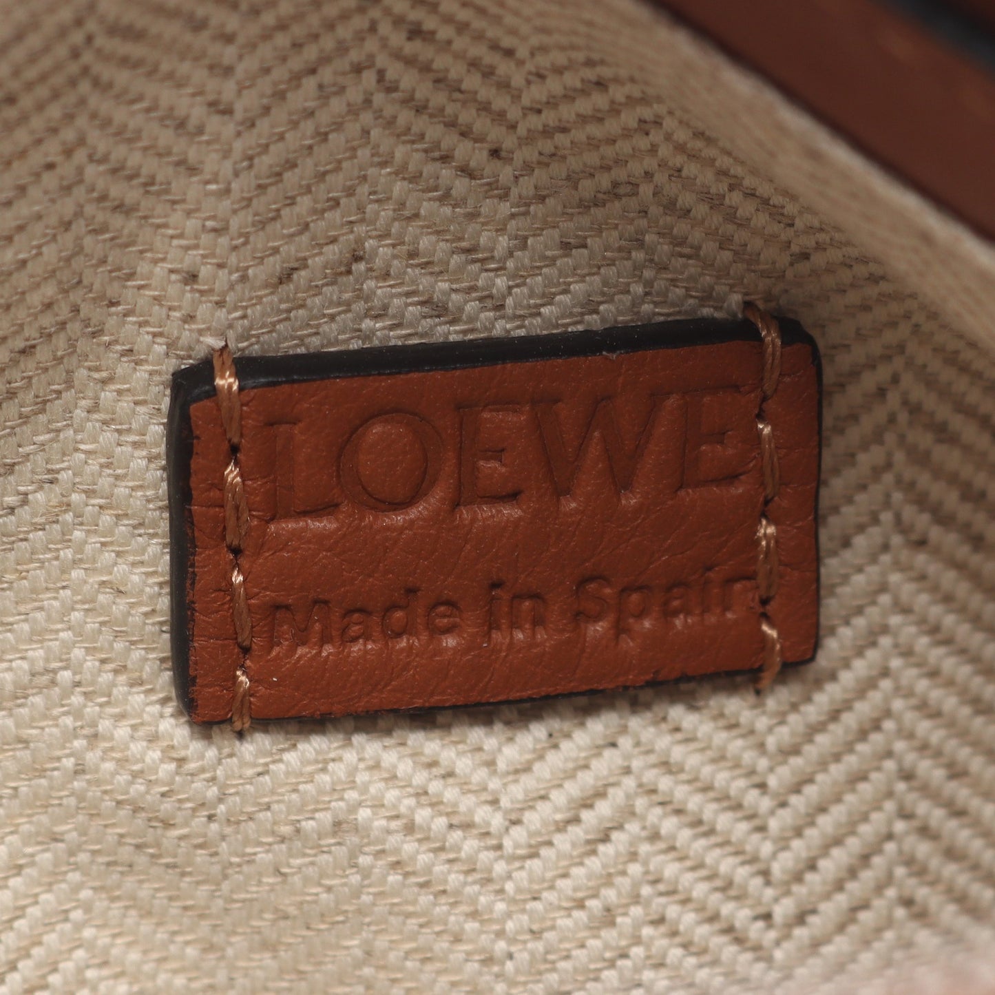 PUZZLE BAG MINI パズルバッグ ミニ ハンドバッグ レザー ブラウン 2WAY ロエベ バッグ LOEWE