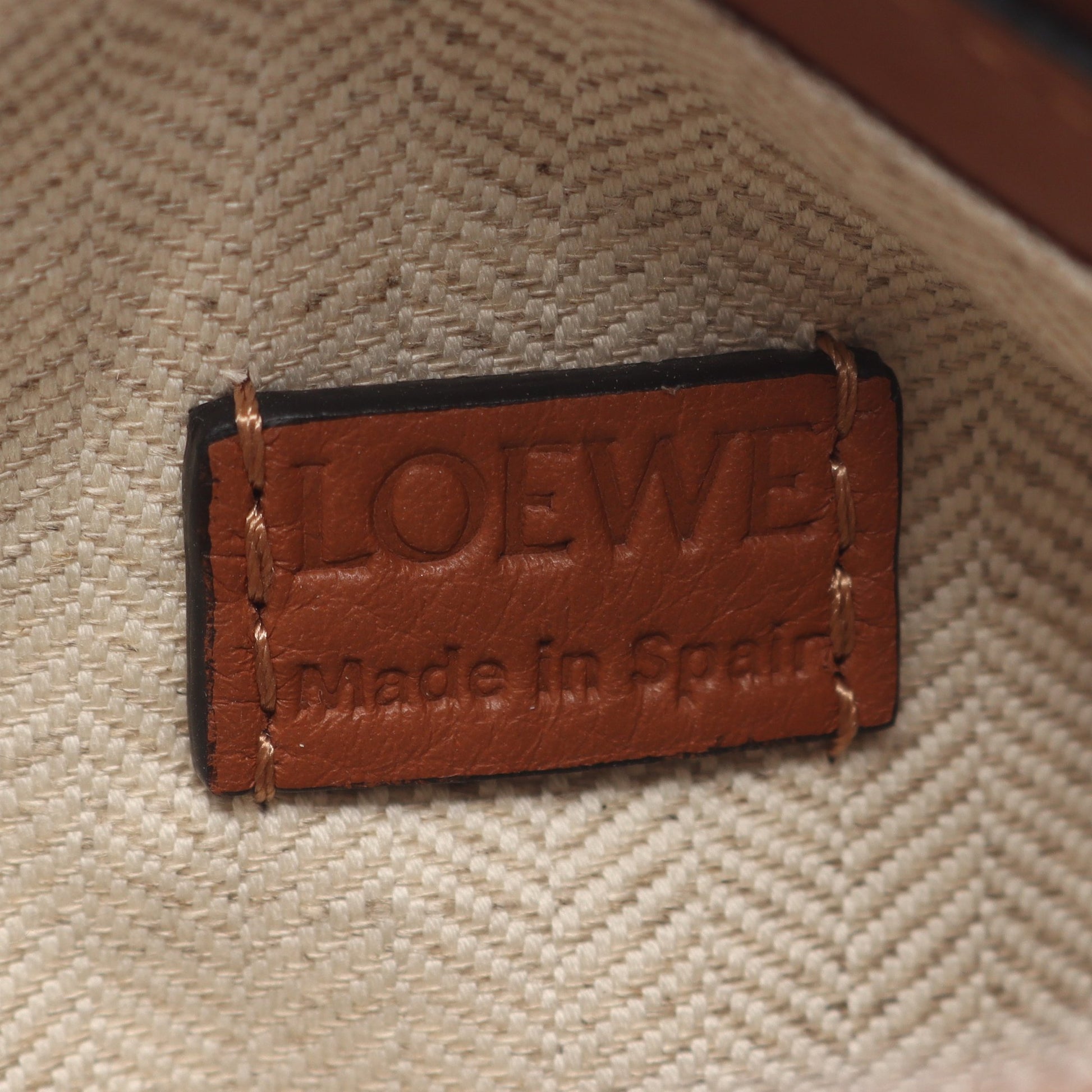 PUZZLE BAG MINI パズルバッグ ミニ ハンドバッグ レザー ブラウン 2WAY ロエベ バッグ LOEWE
