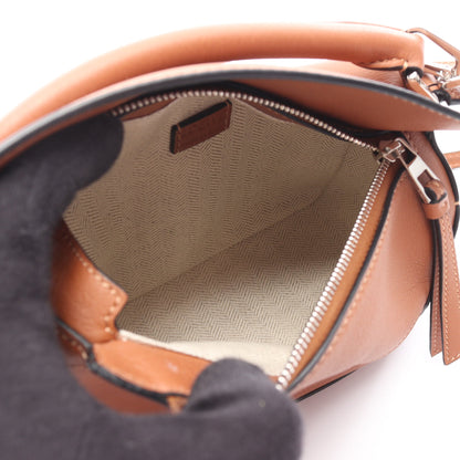 PUZZLE BAG MINI パズルバッグ ミニ ハンドバッグ レザー ブラウン 2WAY ロエベ バッグ LOEWE