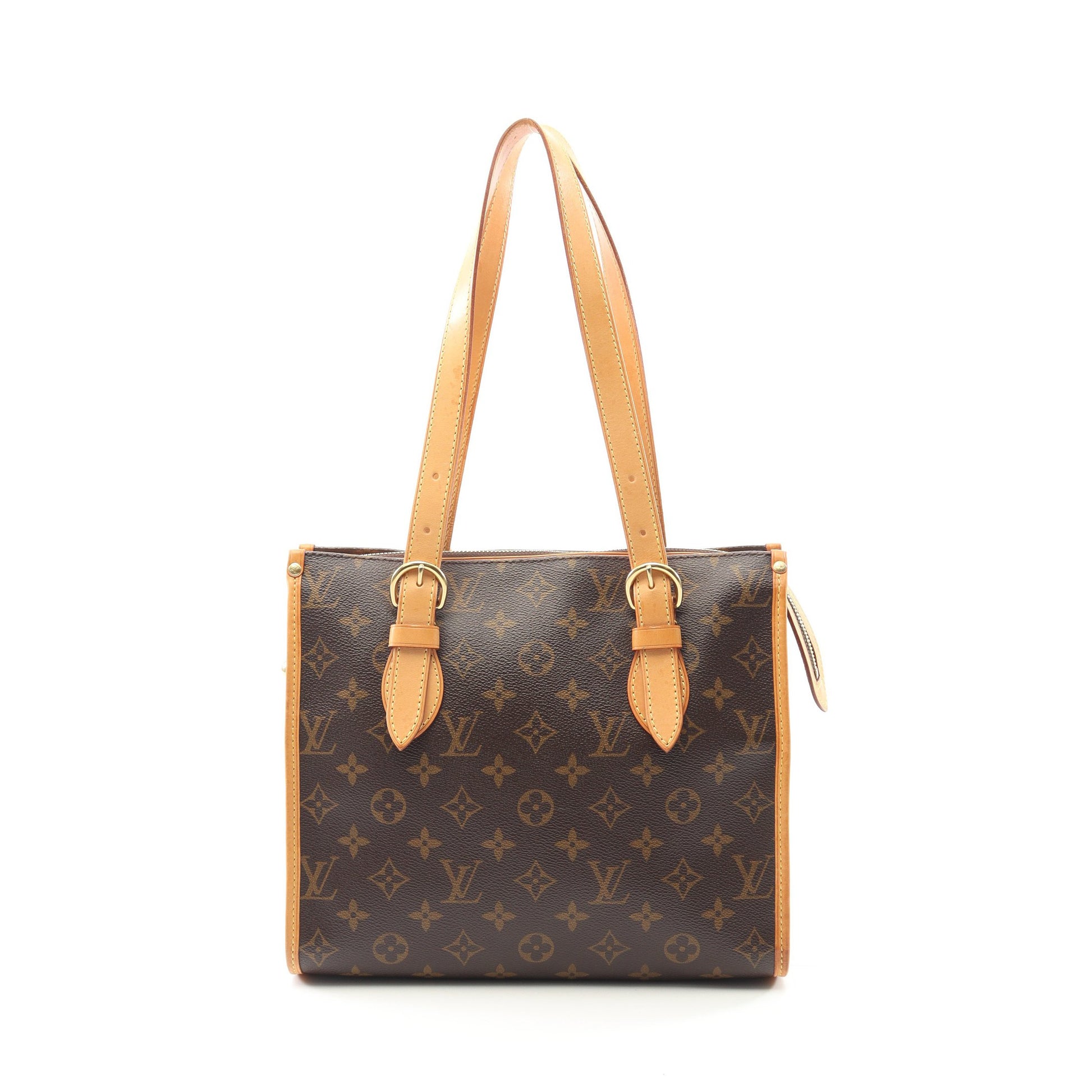 ポパンクール オ モノグラム ショルダーバッグ トートバッグ PVC レザー ブラウン ルイヴィトン バッグ LOUIS VUITTON