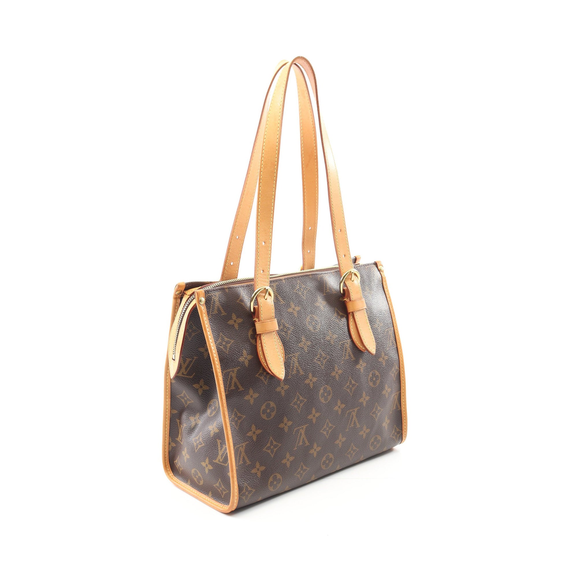 ポパンクール オ モノグラム ショルダーバッグ トートバッグ PVC レザー ブラウン ルイヴィトン バッグ LOUIS VUITTON
