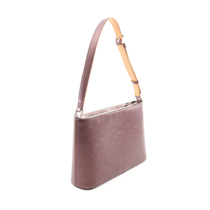 アルストン モノグラムマット ヴィオレ ショルダーバッグ レザー パープル ルイヴィトン バッグ LOUIS VUITTON