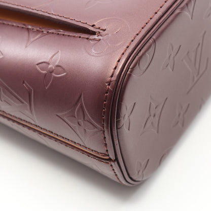 アルストン モノグラムマット ヴィオレ ショルダーバッグ レザー パープル ルイヴィトン バッグ LOUIS VUITTON