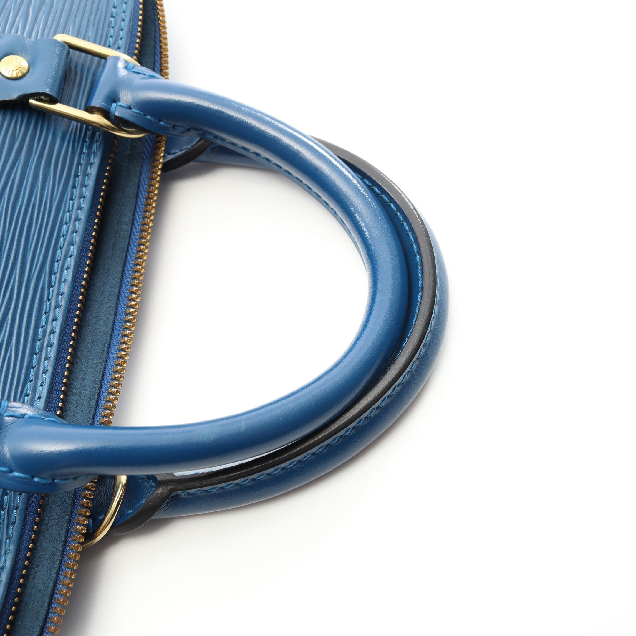 アルマ エピ トレドブルー ハンドバッグ レザー ブルー ルイヴィトン