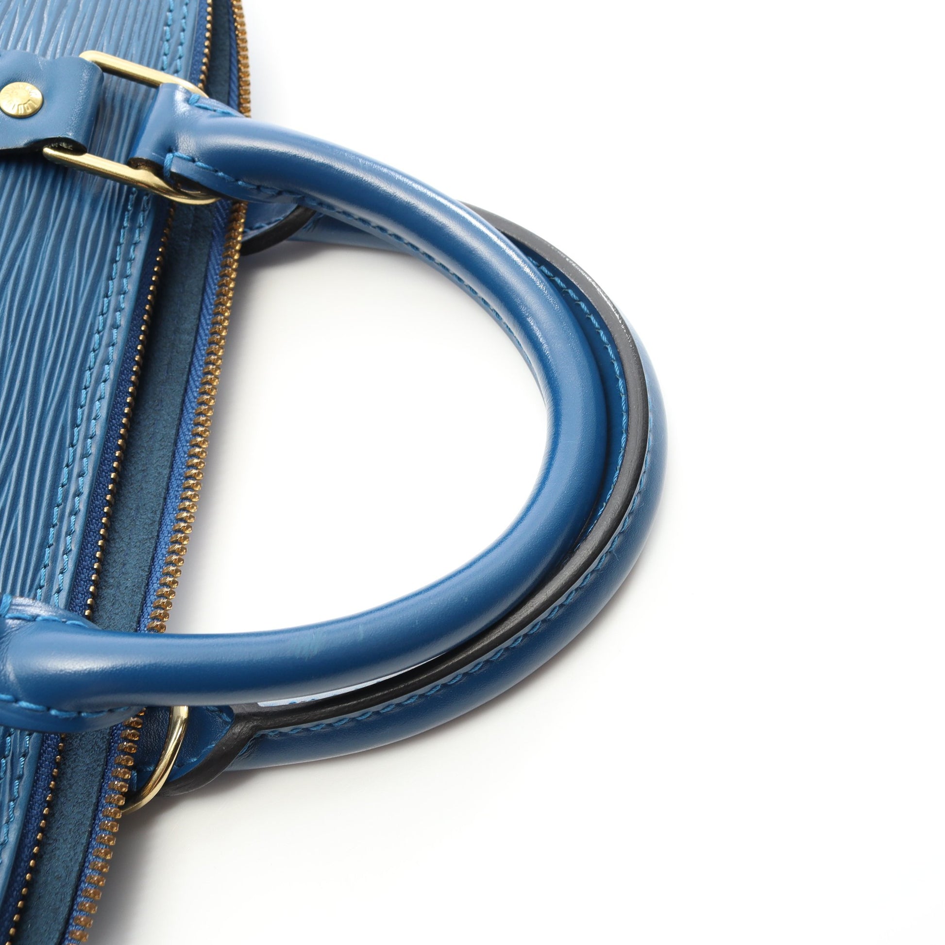 アルマ エピ トレドブルー ハンドバッグ レザー ブルー ルイヴィトン バッグ LOUIS VUITTON