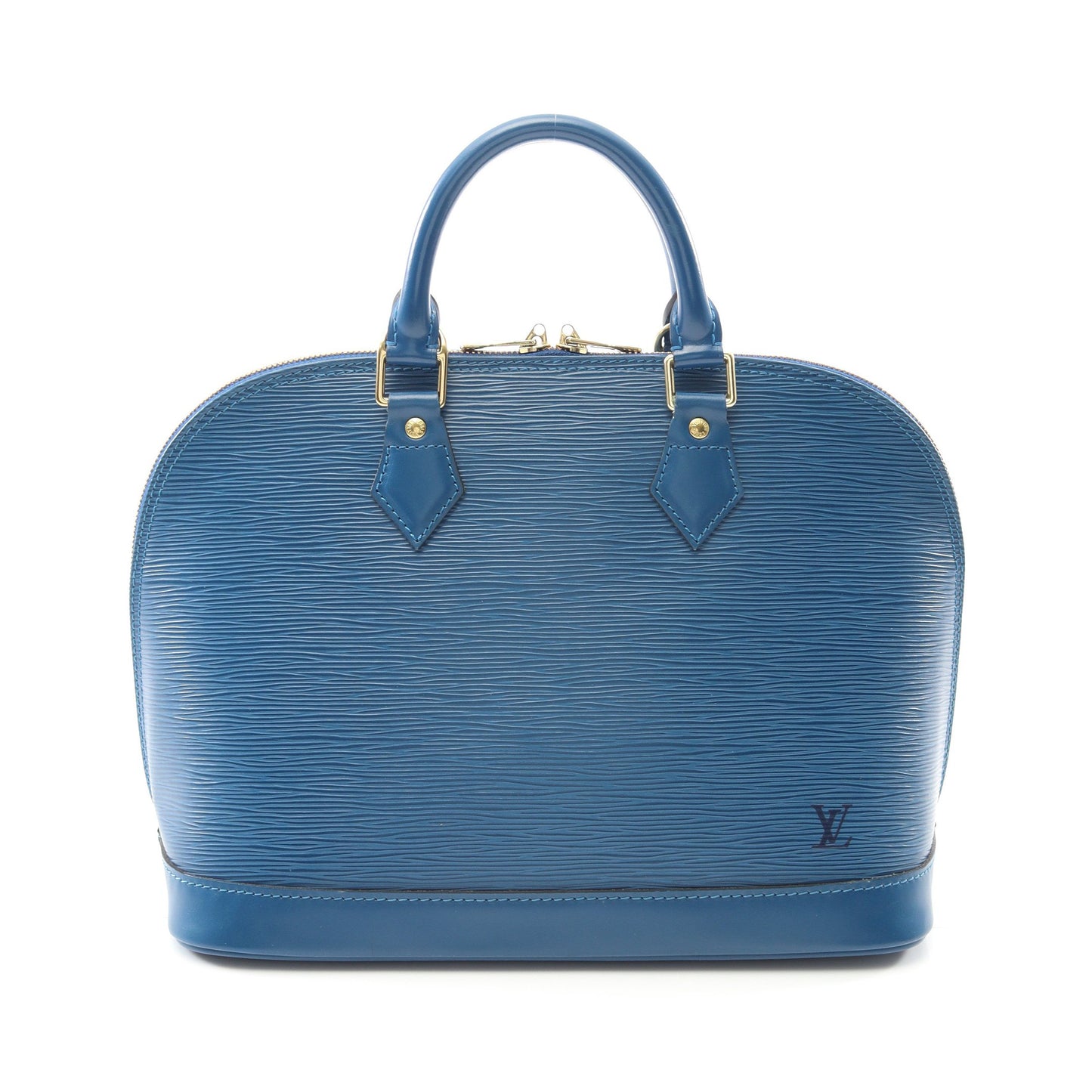 アルマ エピ トレドブルー ハンドバッグ レザー ブルー ルイヴィトン バッグ LOUIS VUITTON