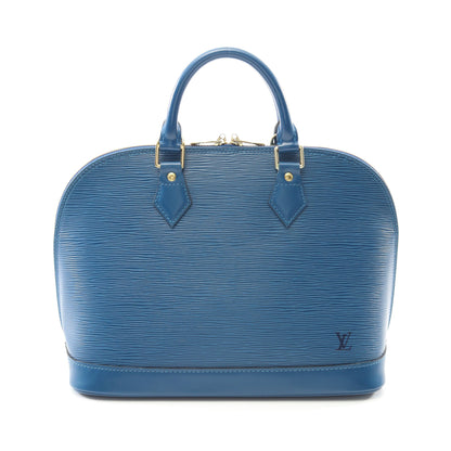 アルマ エピ トレドブルー ハンドバッグ レザー ブルー ルイヴィトン バッグ LOUIS VUITTON