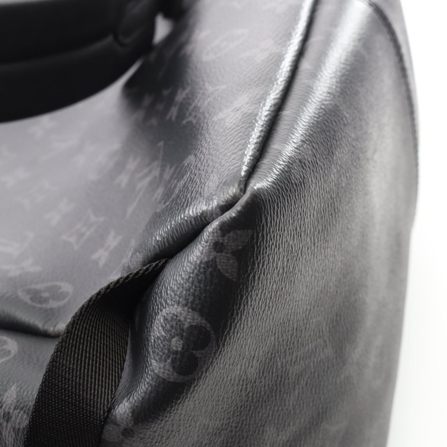 アポロ モノグラムエクリプス バックパック リュックサック PVC レザー ブラック ルイヴィトン バッグ LOUIS VUITTON