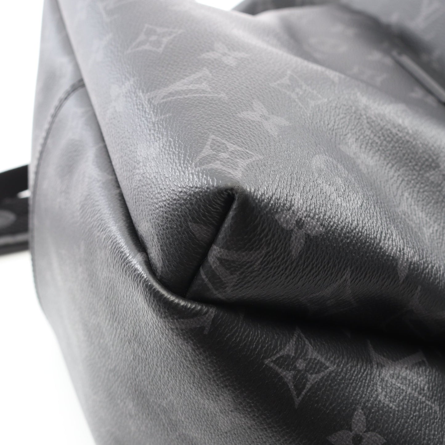 アポロ モノグラムエクリプス バックパック リュックサック PVC レザー ブラック ルイヴィトン バッグ LOUIS VUITTON