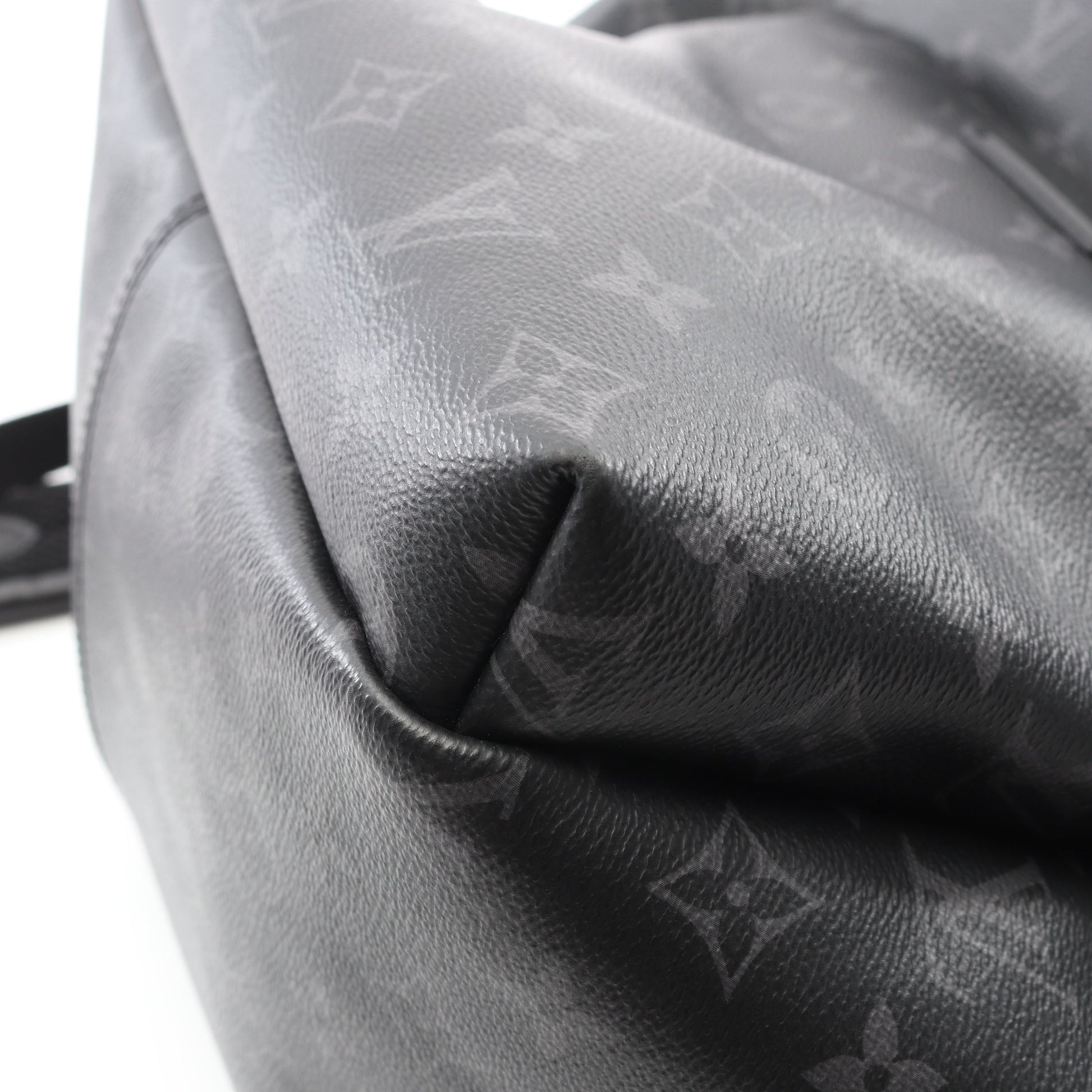 アポロ モノグラムエクリプス バックパック リュックサック PVC レザー ブラック ルイヴィトン バッグ LOUIS VUITTON