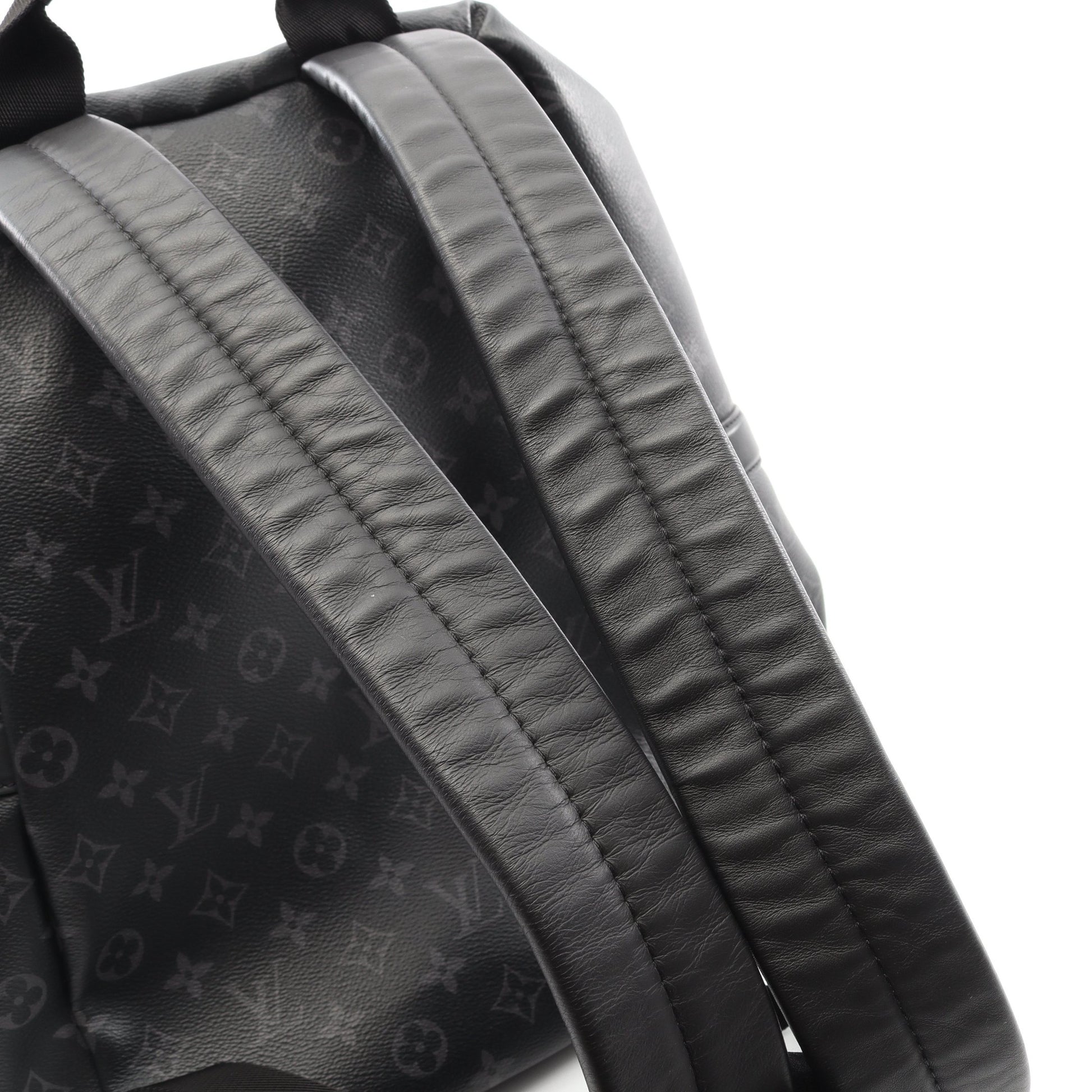 アポロ モノグラムエクリプス バックパック リュックサック PVC レザー ブラック ルイヴィトン バッグ LOUIS VUITTON