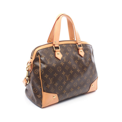 レティーロPM モノグラム ハンドバッグ PVC レザー ブラウン 2WAY ルイヴィトン バッグ LOUIS VUITTON