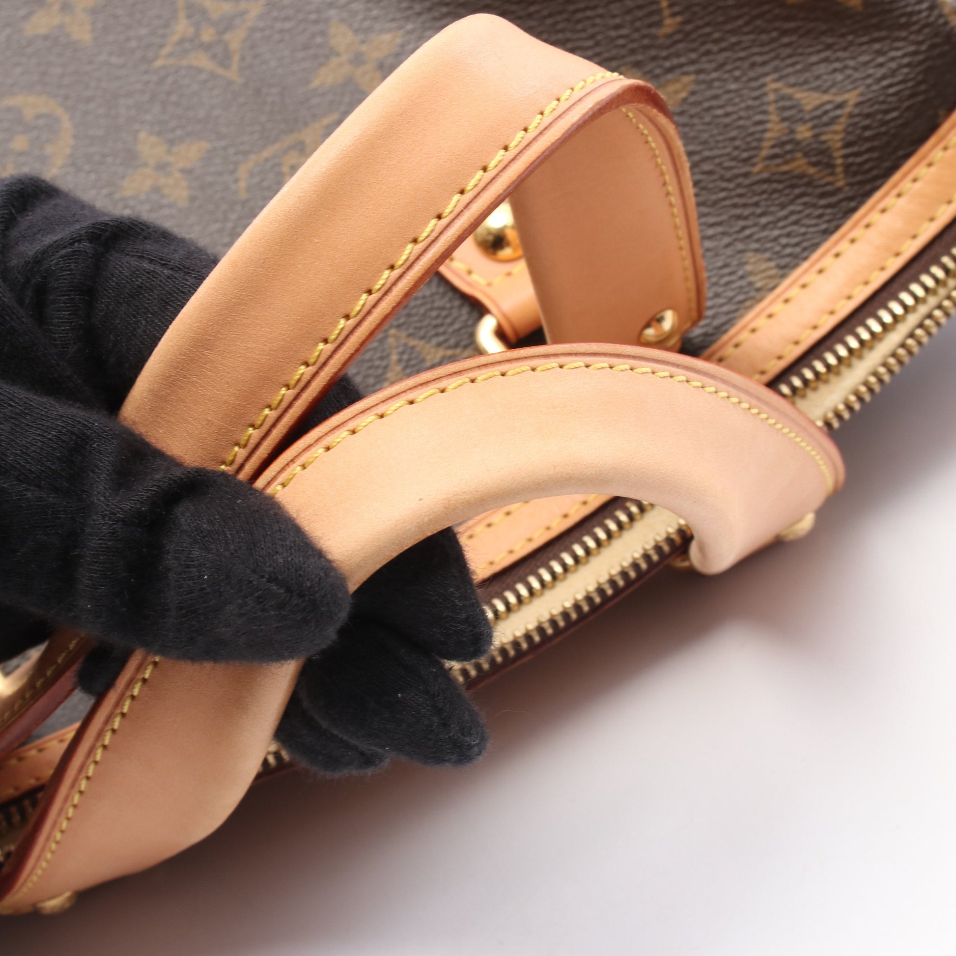 レティーロPM モノグラム ハンドバッグ PVC レザー ブラウン 2WAY ルイヴィトン バッグ LOUIS VUITTON