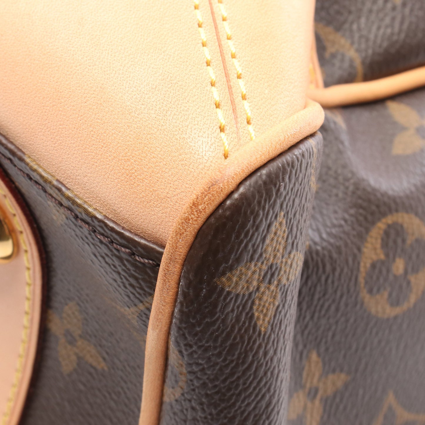 レティーロPM モノグラム ハンドバッグ PVC レザー ブラウン 2WAY ルイヴィトン バッグ LOUIS VUITTON