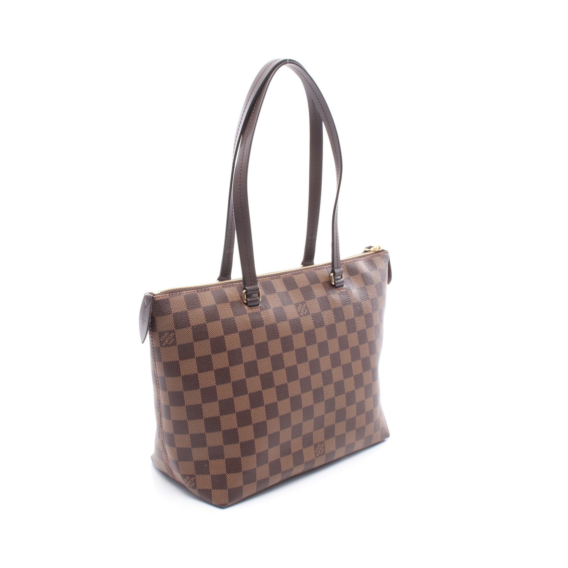 イエナPM ダミエエベヌ ショルダーバッグ トートバッグ PVC レザー ブラウン ルイヴィトン バッグ LOUIS VUITTON