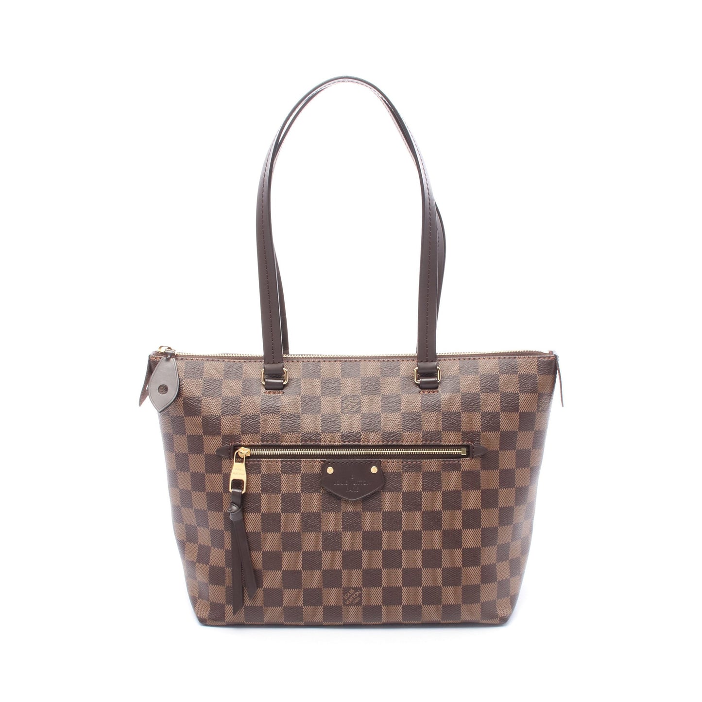 イエナPM ダミエエベヌ ショルダーバッグ トートバッグ PVC レザー ブラウン ルイヴィトン バッグ LOUIS VUITTON
