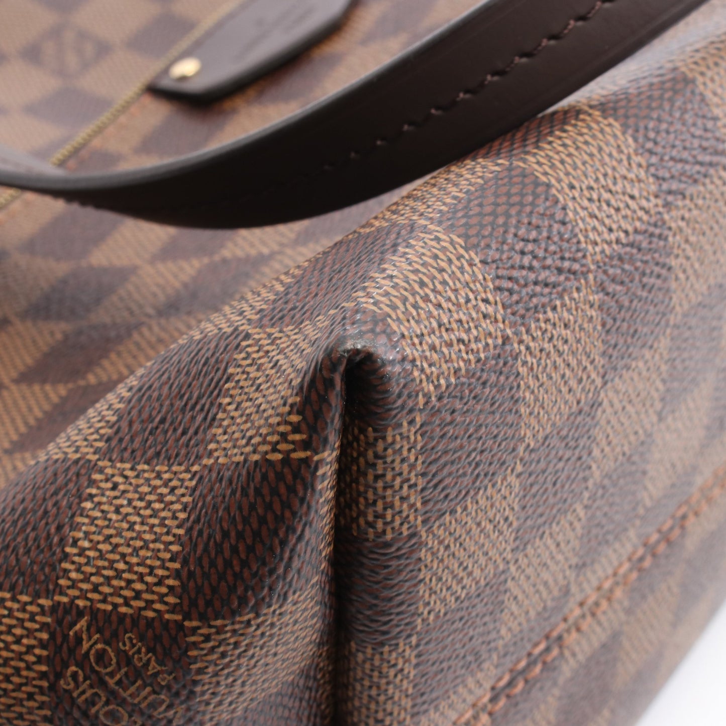 イエナPM ダミエエベヌ ショルダーバッグ トートバッグ PVC レザー ブラウン ルイヴィトン バッグ LOUIS VUITTON
