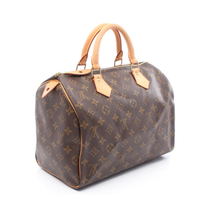 スピーディ30 モノグラム ハンドバッグ PVC レザー ブラウン ルイヴィトン バッグ LOUIS VUITTON