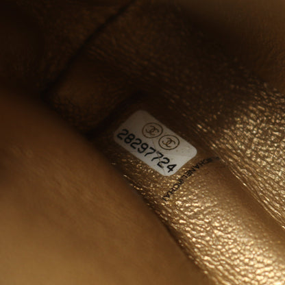 ココマーク ショルダーバッグ レザー ゴールド ブラック ゴールド金具 がま口 2WAY シャネル バッグ CHANEL