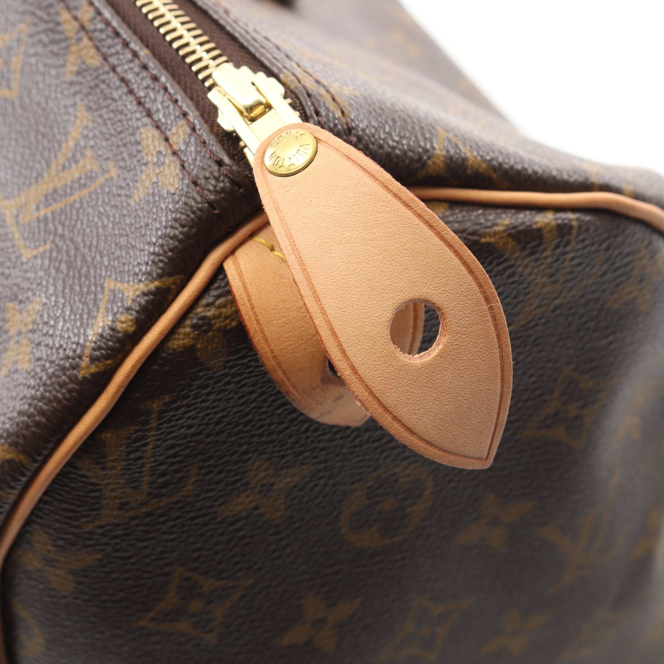 LOUIS VUITTON ハンドバッグ モノグラム スピーディ40 ブラウン