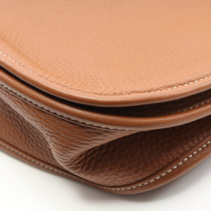 エヴリン 3 トロワ PM ゴールド ショルダーバッグ トリヨンクレマンス ライトブラウン シルバー金具 B刻印 エルメス バッグ HERMES