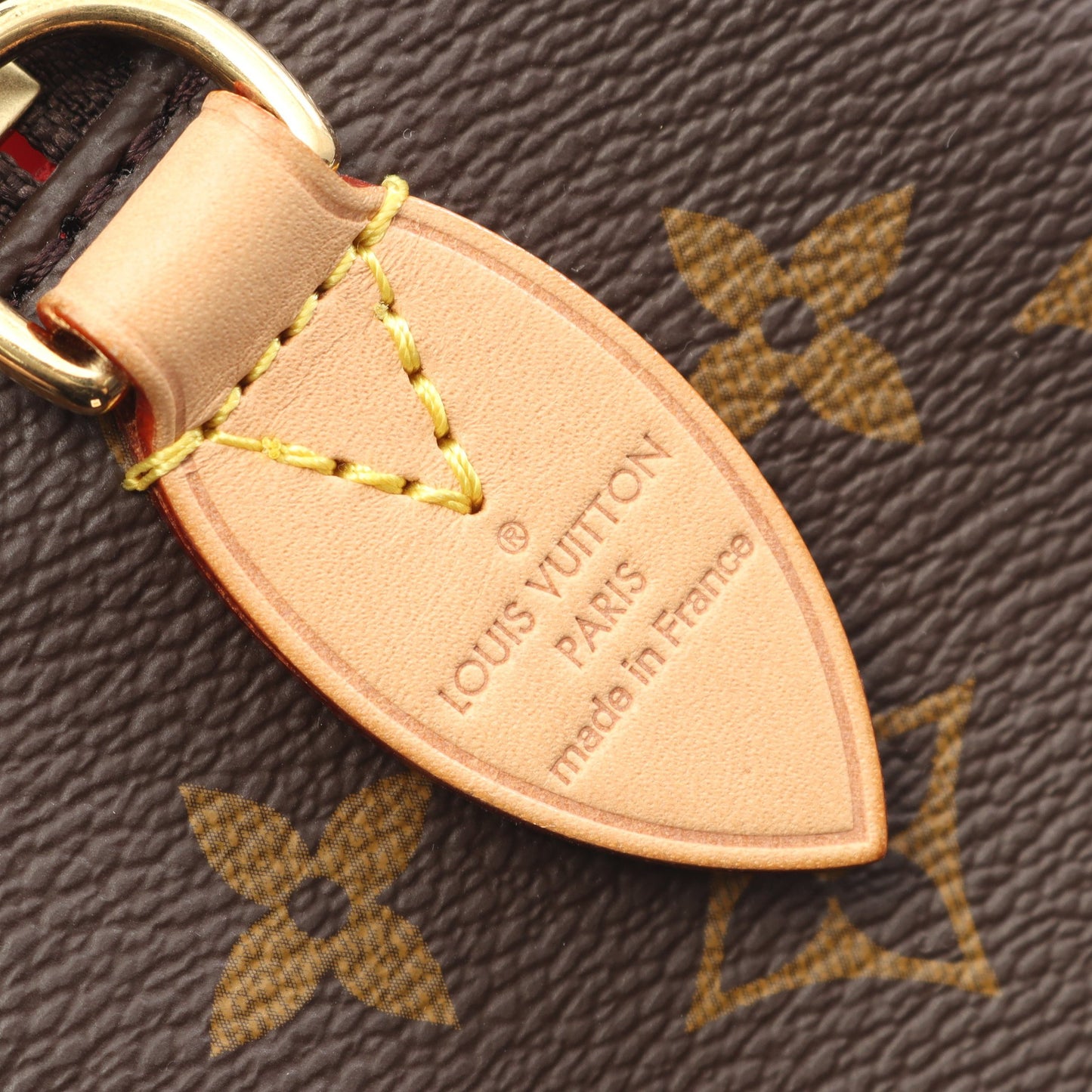 スピーディ バンドリエール 20 モノグラム ベージュ ハンドバッグ PVC レザー ブラウン 2WAY ルイヴィトン バッグ LOUIS VUITTON