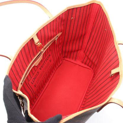 ネヴァーフルMM モノグラム スリーズ ショルダーバッグ トートバッグ PVC レザー ブラウン ルイヴィトン バッグ LOUIS VUITTON