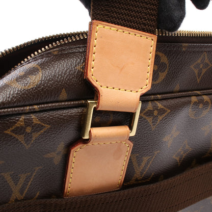 サック ボスフォール モノグラム ハンドバッグ PVC レザー ブラウン ルイヴィトン バッグ LOUIS VUITTON