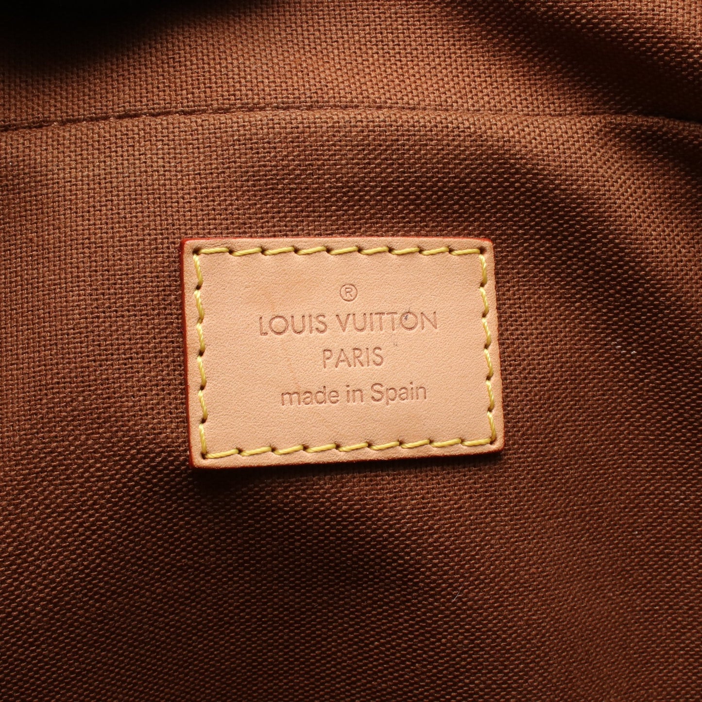 サック ボスフォール モノグラム ハンドバッグ PVC レザー ブラウン ルイヴィトン バッグ LOUIS VUITTON