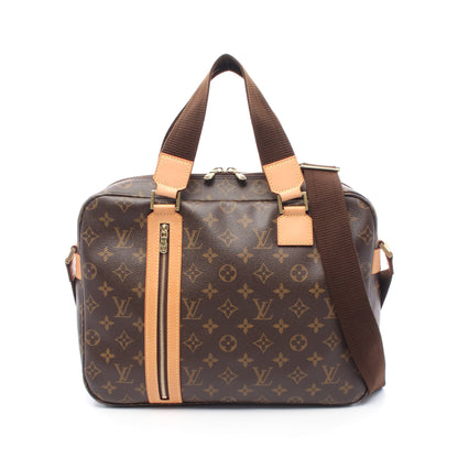 サック ボスフォール モノグラム ハンドバッグ PVC レザー ブラウン ルイヴィトン バッグ LOUIS VUITTON