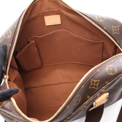 サック ボスフォール モノグラム ハンドバッグ PVC レザー ブラウン ルイヴィトン バッグ LOUIS VUITTON