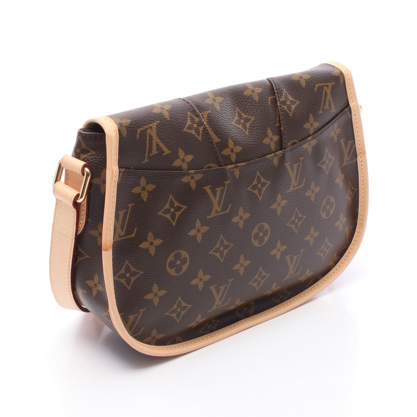 メニルモンタンPM モノグラム ショルダーバッグ PVC レザー ブラウン ルイヴィトン バッグ LOUIS VUITTON