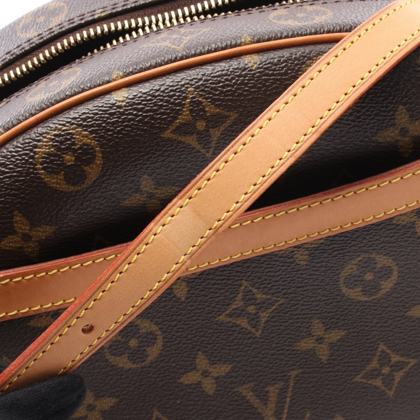 ブロワ モノグラム ショルダーバッグ PVC レザー ブラウン ルイヴィトン バッグ LOUIS VUITTON