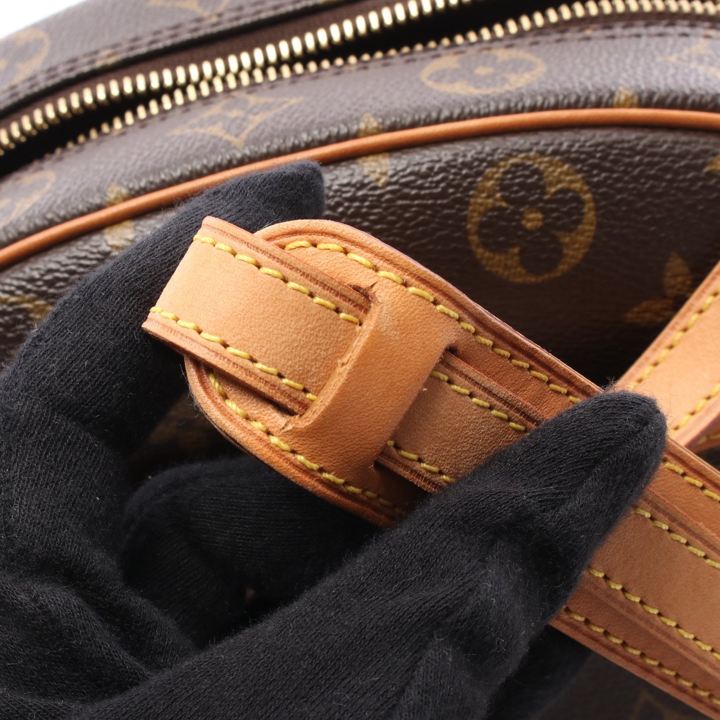 ブロワ モノグラム ショルダーバッグ PVC レザー ブラウン ルイヴィトン バッグ LOUIS VUITTON