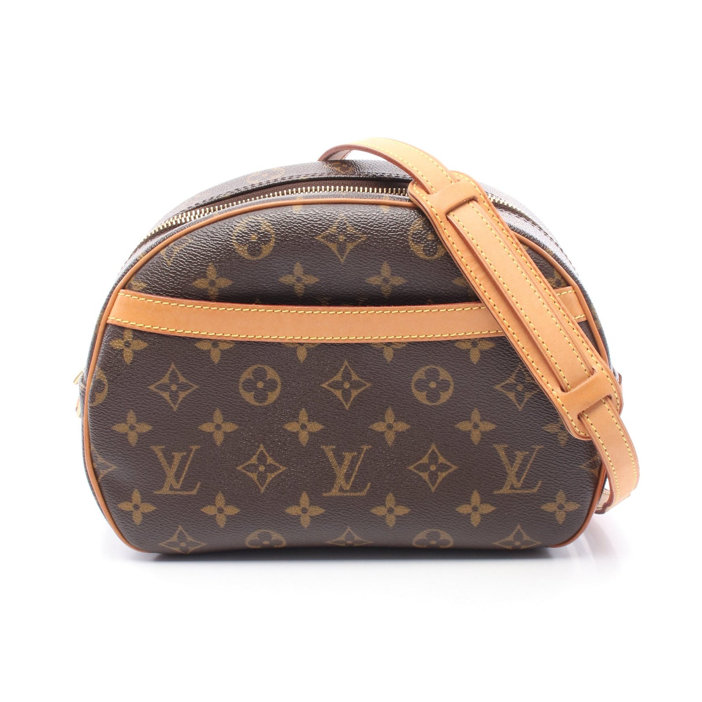 ブロワ モノグラム ショルダーバッグ PVC レザー ブラウン ルイヴィトン バッグ LOUIS VUITTON