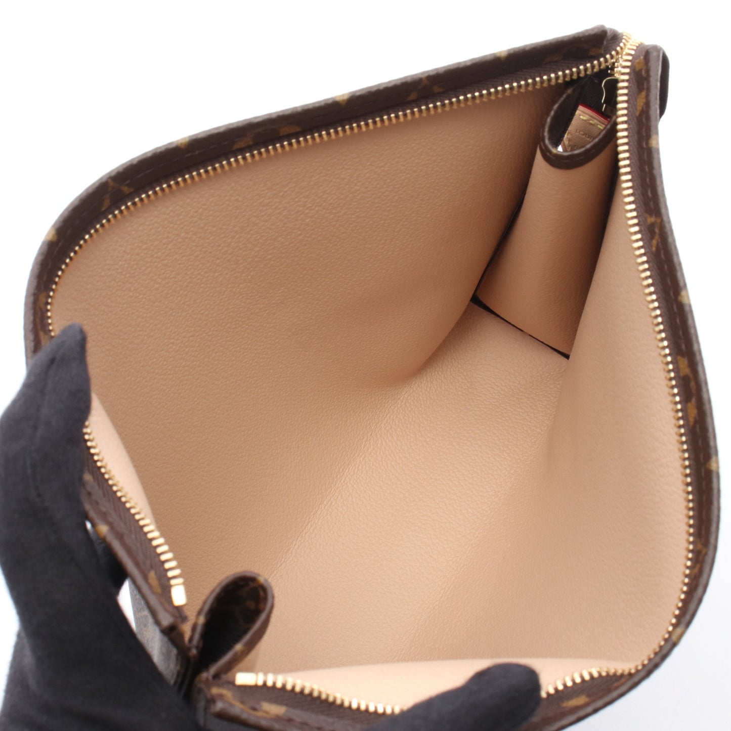 ポッシュトワレット26 モノグラム クラッチバッグ PVC レザー ブラウン ルイヴィトン バッグ LOUIS VUITTON