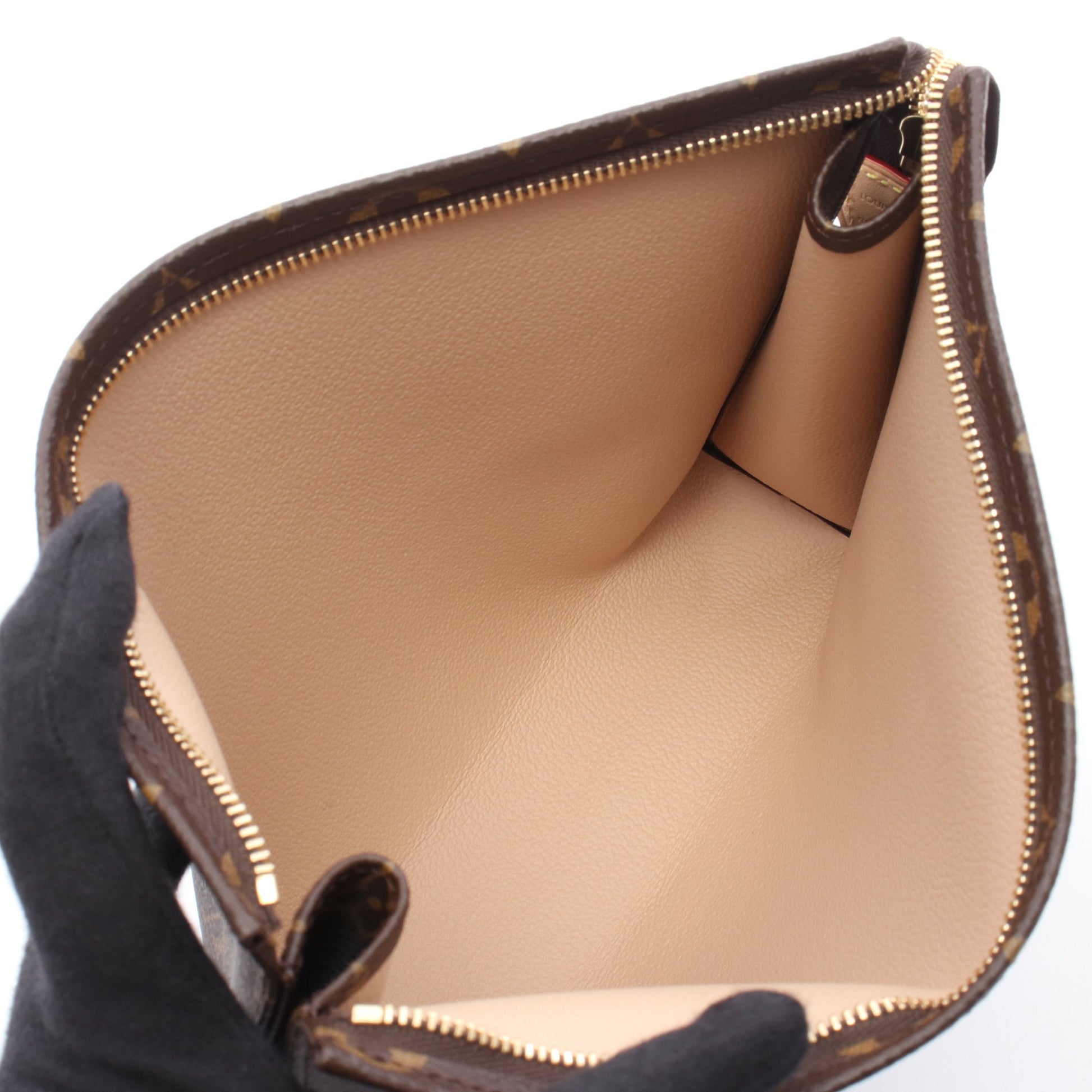 ポッシュトワレット26 モノグラム クラッチバッグ PVC レザー ブラウン ルイヴィトン バッグ LOUIS VUITTON