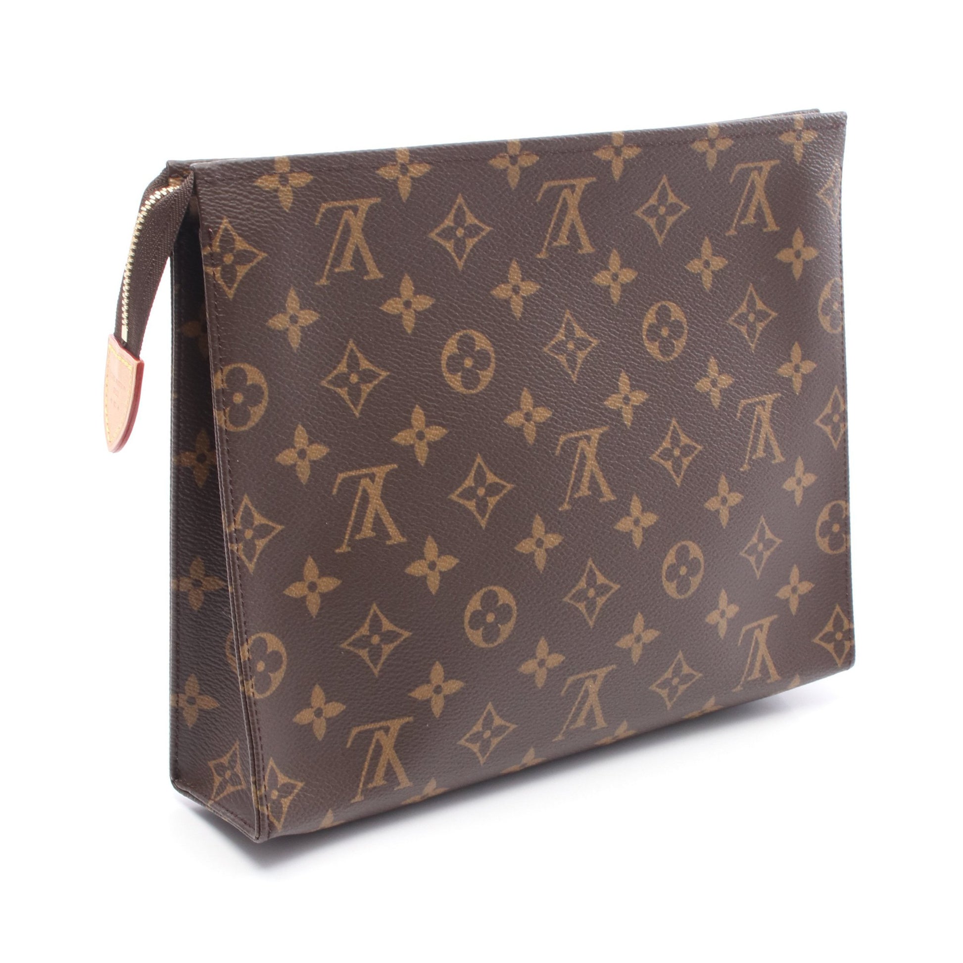 ポッシュトワレット26 モノグラム クラッチバッグ PVC レザー ブラウン ルイヴィトン バッグ LOUIS VUITTON