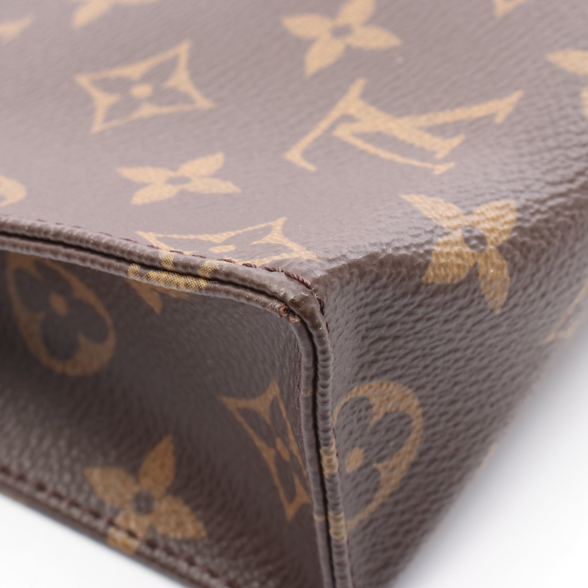 ポッシュトワレット26 モノグラム クラッチバッグ PVC レザー ブラウン ルイヴィトン バッグ LOUIS VUITTON